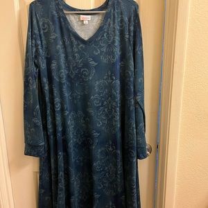 Lularoe flared dress Emily with pockets